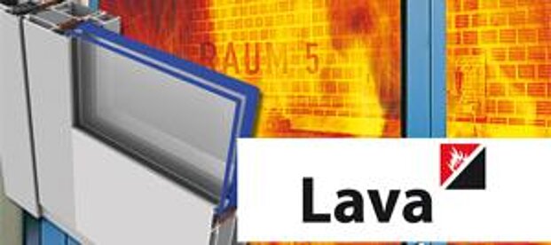 Banner Brandschutz-System Lava